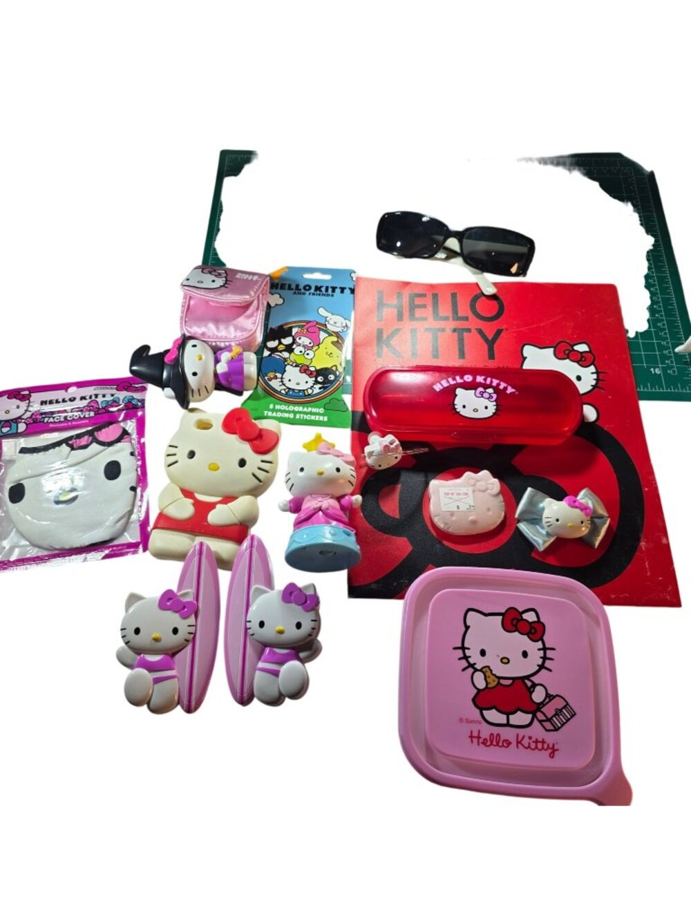 Hello Kitty Sanrio Mixed Lot Accessories Cases Figures Stickers Sunglasses